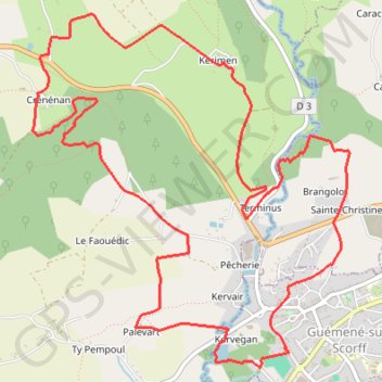 Rando Noz Saint Jean GPS track, route, trail