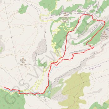 Pic Bertagne GPS track, route, trail