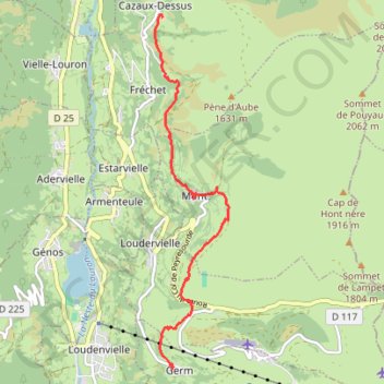 Rando patrimoine en Vallée du Louron GPS track, route, trail