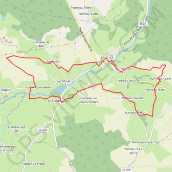 Le Vast (50630) GPS track, route, trail