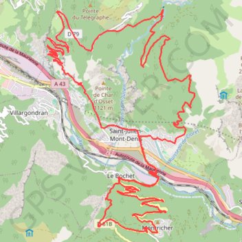 Oulla - sentier carrières - tourmentier - col cochette GPS track, route, trail