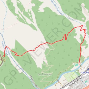 Petit-balcon-sud-les-bossons-merlet GPS track, route, trail