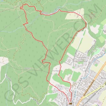 La Pierre Plantée GPS track, route, trail