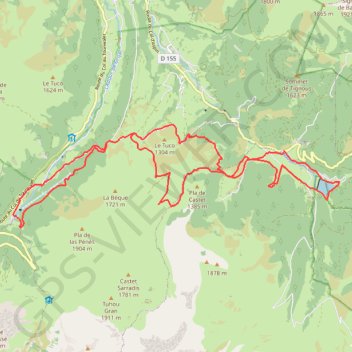 Haute Bigorre - Entre Deux lacs GPS track, route, trail