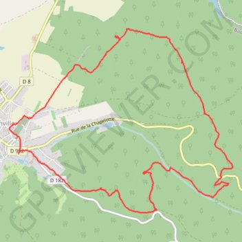 Badonviller GPS track, route, trail