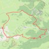 Curières - Cascade du Devèz, forêt de l'Aubrac (alt. max 1320m)**** GPS track, route, trail