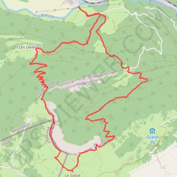 Le Creux-du-Van GPS track, route, trail