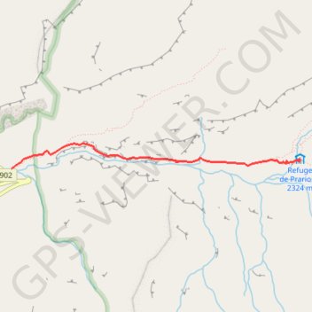 Refuge de Prariond GPS track, route, trail