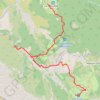 🚶 Trace des cascades des Trois-Roches GPS track, route, trail