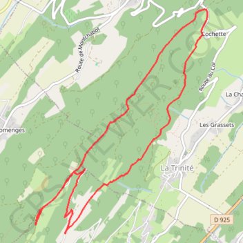 Circuit : Cochette GPS track, route, trail
