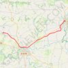 Chemin de Saint Michel (voie de Paris) etape 15 GPS track, route, trail