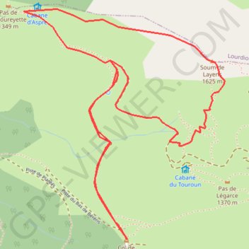 Randonnee-le-Layens GPS track, route, trail