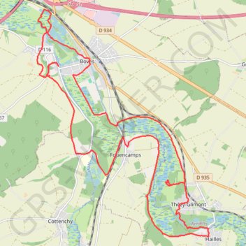 Boves GPS track, route, trail