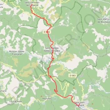 12_StGermain_StJeanGard GPS track, route, trail