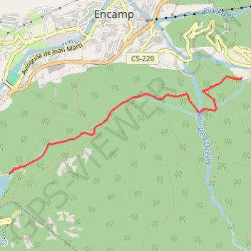 Près Andorre-la-Vieille GPS track, route, trail