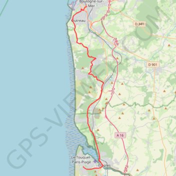 A04 Le Touquet-Paris-Plage / Boulogne-sur-Mer 34 GPS track, route, trail
