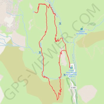 Lac de Lauzon GPS track, route, trail
