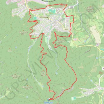 Autour de Hauenstein GPS track, route, trail