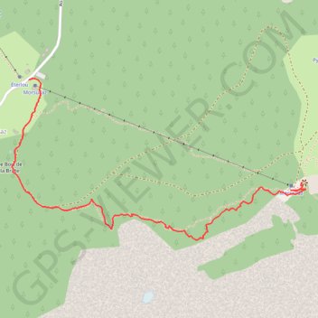 Le Lac de Bénit - Mont Saxonnex GPS track, route, trail