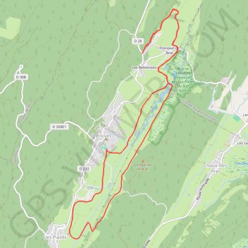 L'Arête Prénovel GPS track, route, trail