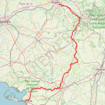 Angers La rochelle GPS track, route, trail