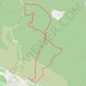Pain de Munition GPS track, route, trail