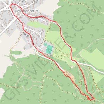 Circuit de Vandoncourt GPS track, route, trail