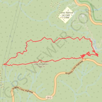 Hoyt Mountain Loop GPS track, route, trail