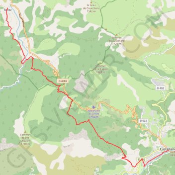 La Voie Impériale : Castellane - Senez GPS track, route, trail