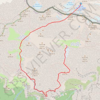 Sarradets - faja flores GPS track, route, trail