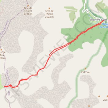 Col de braisse GPS track, route, trail