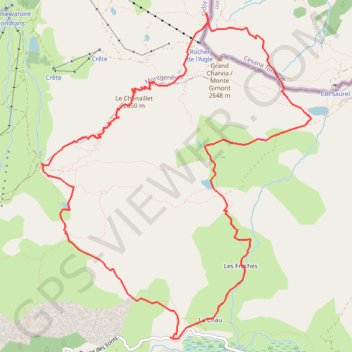 Chenaillet GPS track, route, trail