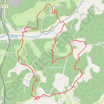 Saint Medard-Catus GPS track, route, trail