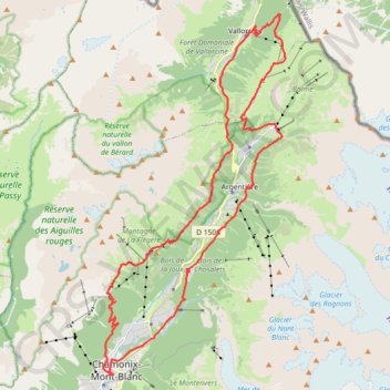 Chamonix-Mont-Blanc Trail GPS track, route, trail