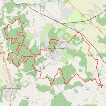 Rando Nieuil GPS track, route, trail