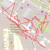 Position fixes computed by GNSS-SDR v0.0.18 GPS track, route, trail