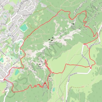 Le Mont Salève GPS track, route, trail