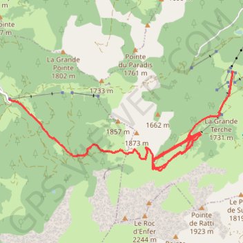La Chèvrerie GPS track, route, trail
