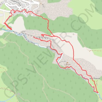 Les gorges du Sègre GPS track, route, trail