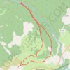 Les Chamousses - Torrent Le Couleau GPS track, route, trail