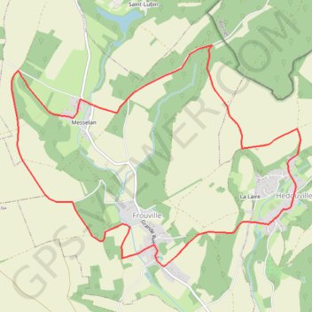 Les 4 villages GPS track, route, trail