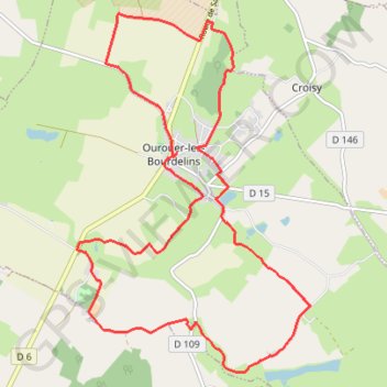 Sources et vallons - Ourouer-les-Bourdelins GPS track, route, trail