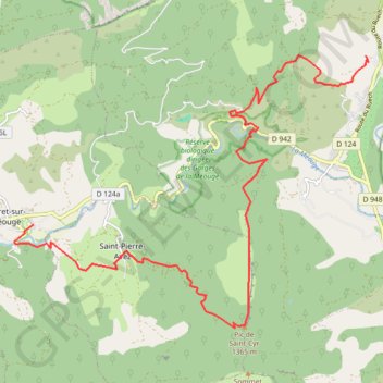 Le tour de la Méouge - J2 GPS track, route, trail
