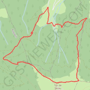 Pic de Sérau GPS track, route, trail