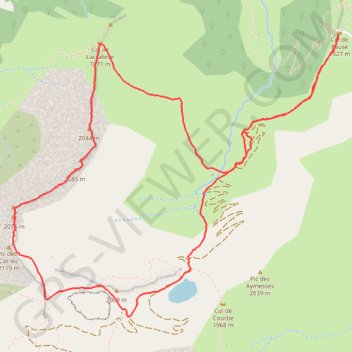 Tuc de Fourmiguet et Cour Vic GPS track, route, trail