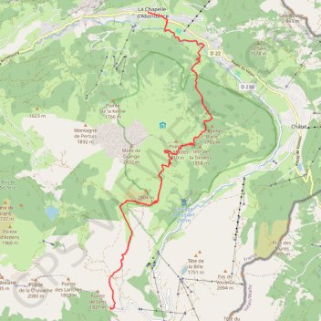 Chapelle d'abondance Bassachaux GPS track, route, trail