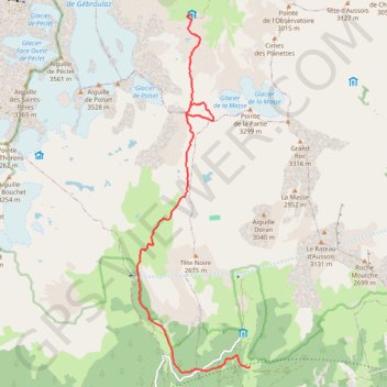 Raid Vanoise - Etape 6 GPS track, route, trail