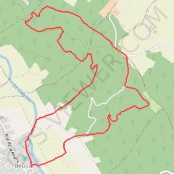 Forêt de Beuste et de Boeil-Bezing GPS track, route, trail