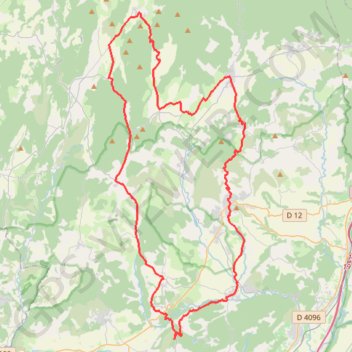 Pied de Lure - Alpes de Haute-Provence GPS track, route, trail