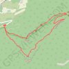 Le Cap Noir et Roche Verre Bouteille depuis Dos d'Âne GPS track, route, trail